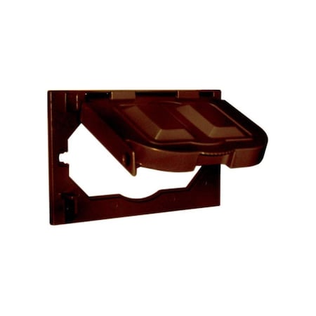 Gizmo 14145BR 1 Gang Multiuse Horizontal Cover Bronze GI2742404